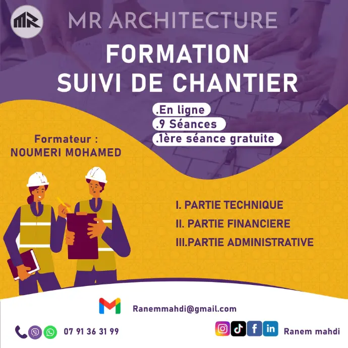 SUIVI DE CHANTIER -MOHAMED NOUMERI
